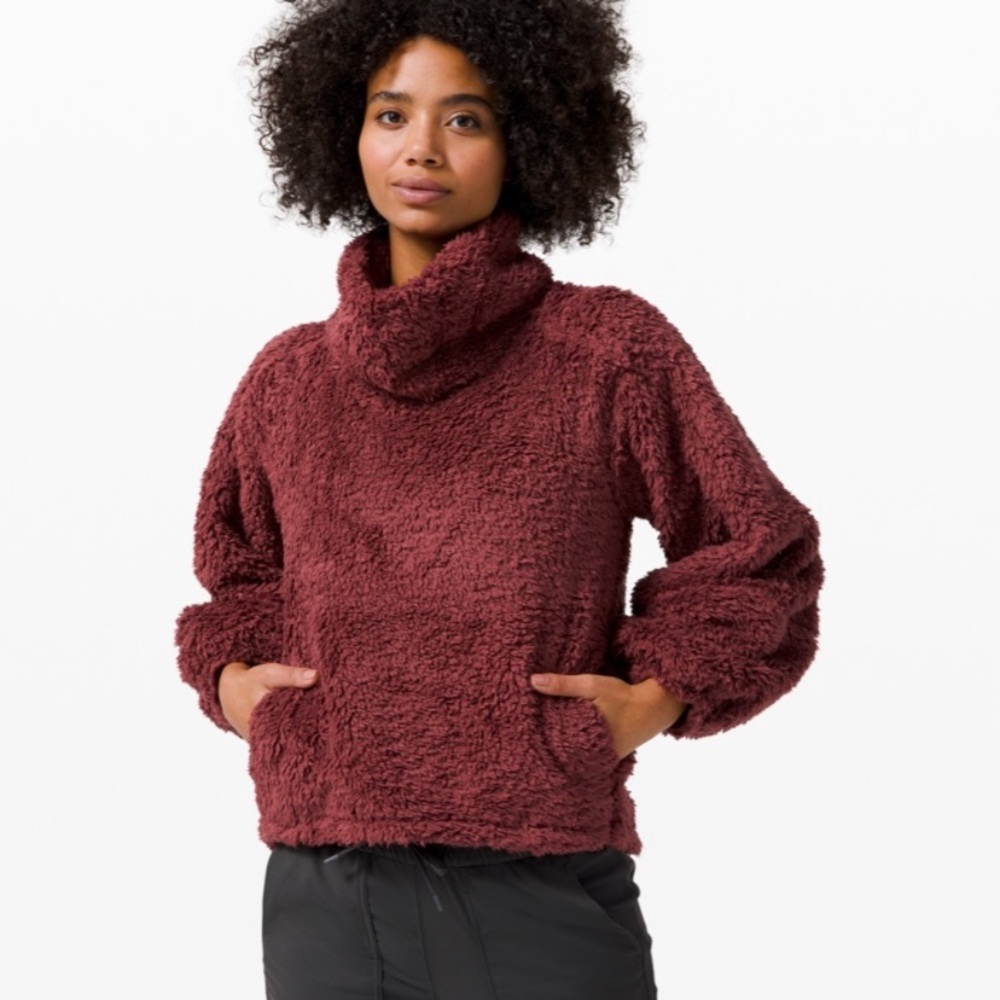 Lululemon Warm Restore Sherpa Pullover sz XL/XXL